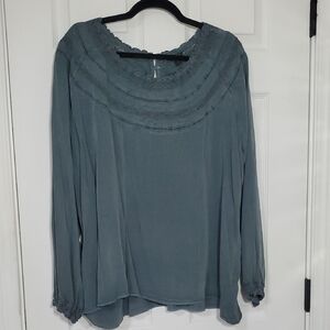 Elegant Green Women's Top